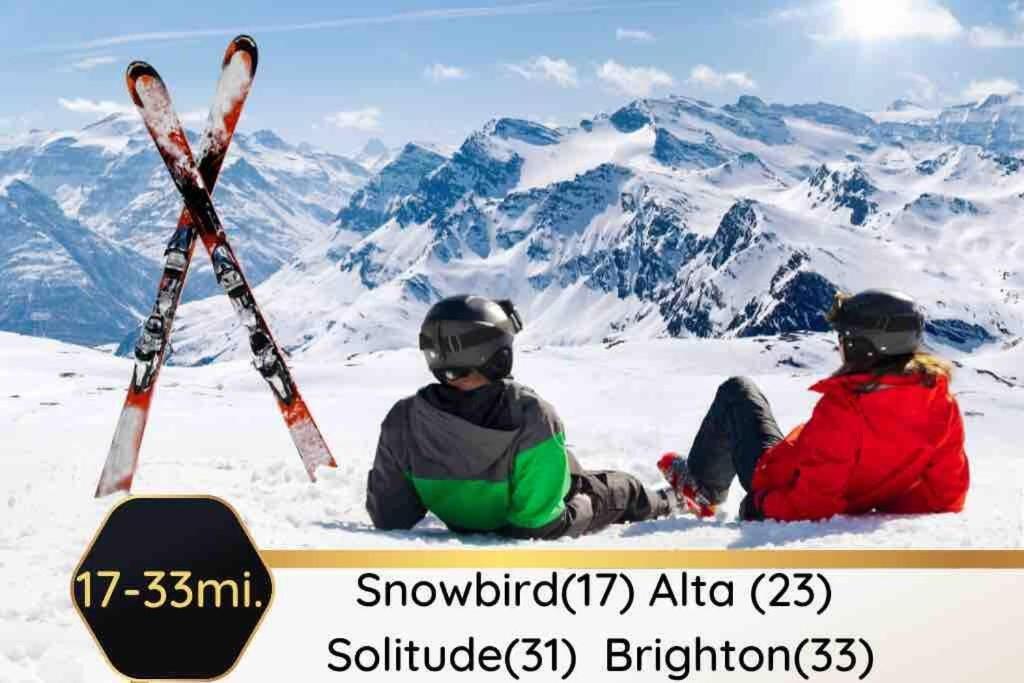 Bee Chic In Sojo W/Hot Tub+Gym+Local Ski Slopes South Jordan Zewnętrze zdjęcie